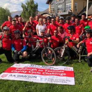 AV Dawson Edinburgh to Teeside challenge