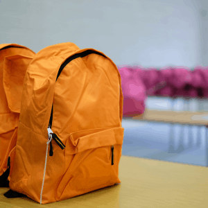 orange rucksack