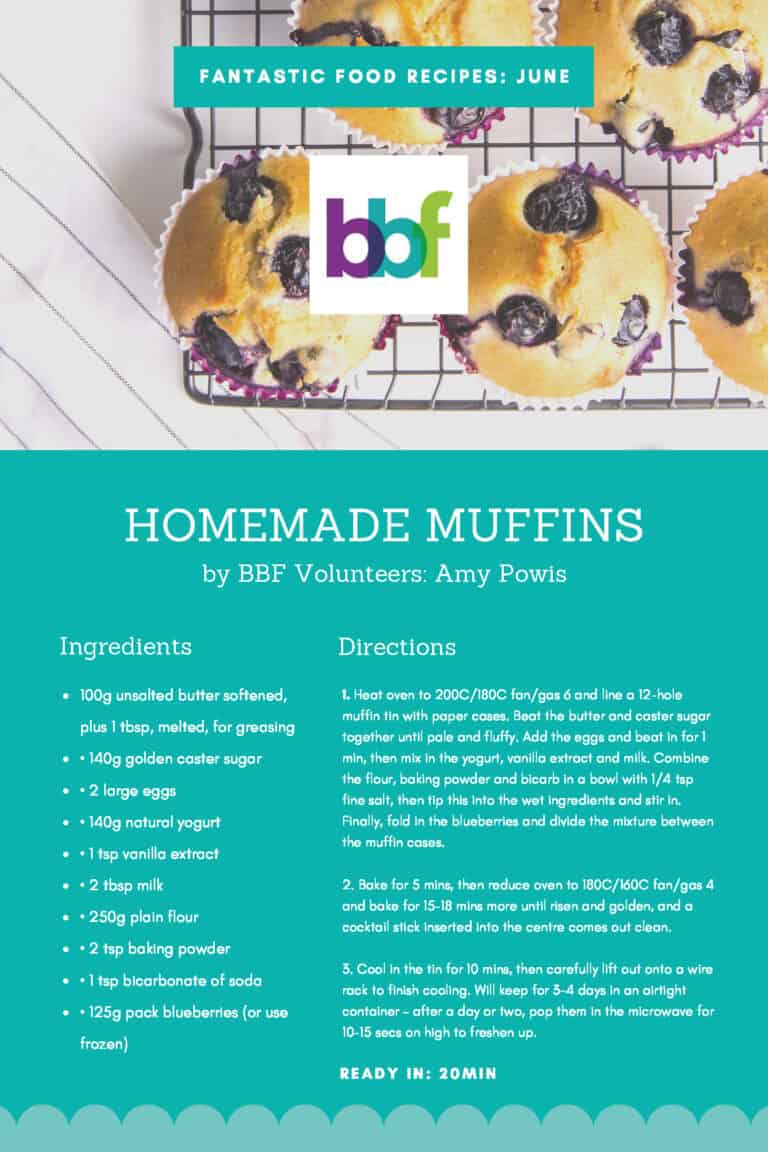 BBF homemade muffin recipe