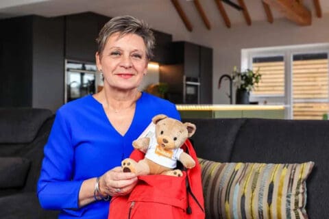 Karen Williams and a Buddy Bag of love