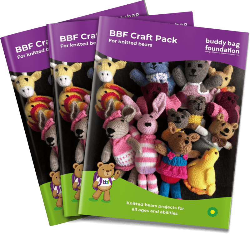 BBF Craft pack knitted bears